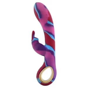 Aurora - Rabbit Vibrator with O Ring Handle