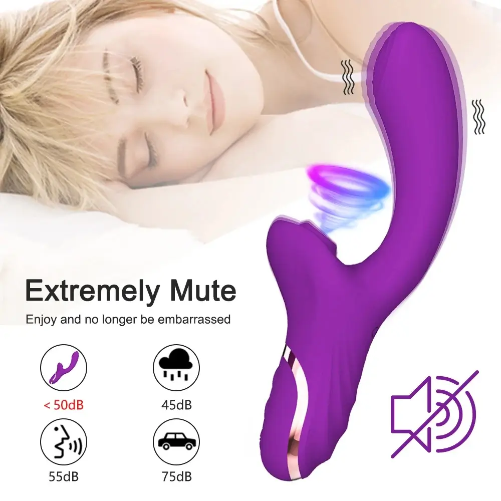 Alpha Sucking G-spot Vibrator Vibrating Sex Toy for Double Stimulation - Image 3