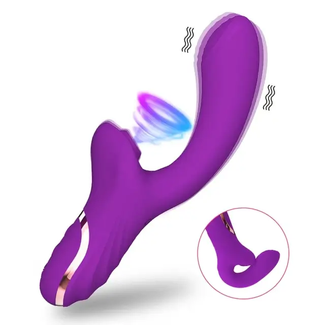 Alpha Sucking G-spot Vibrator Vibrating Sex Toy for Double Stimulation