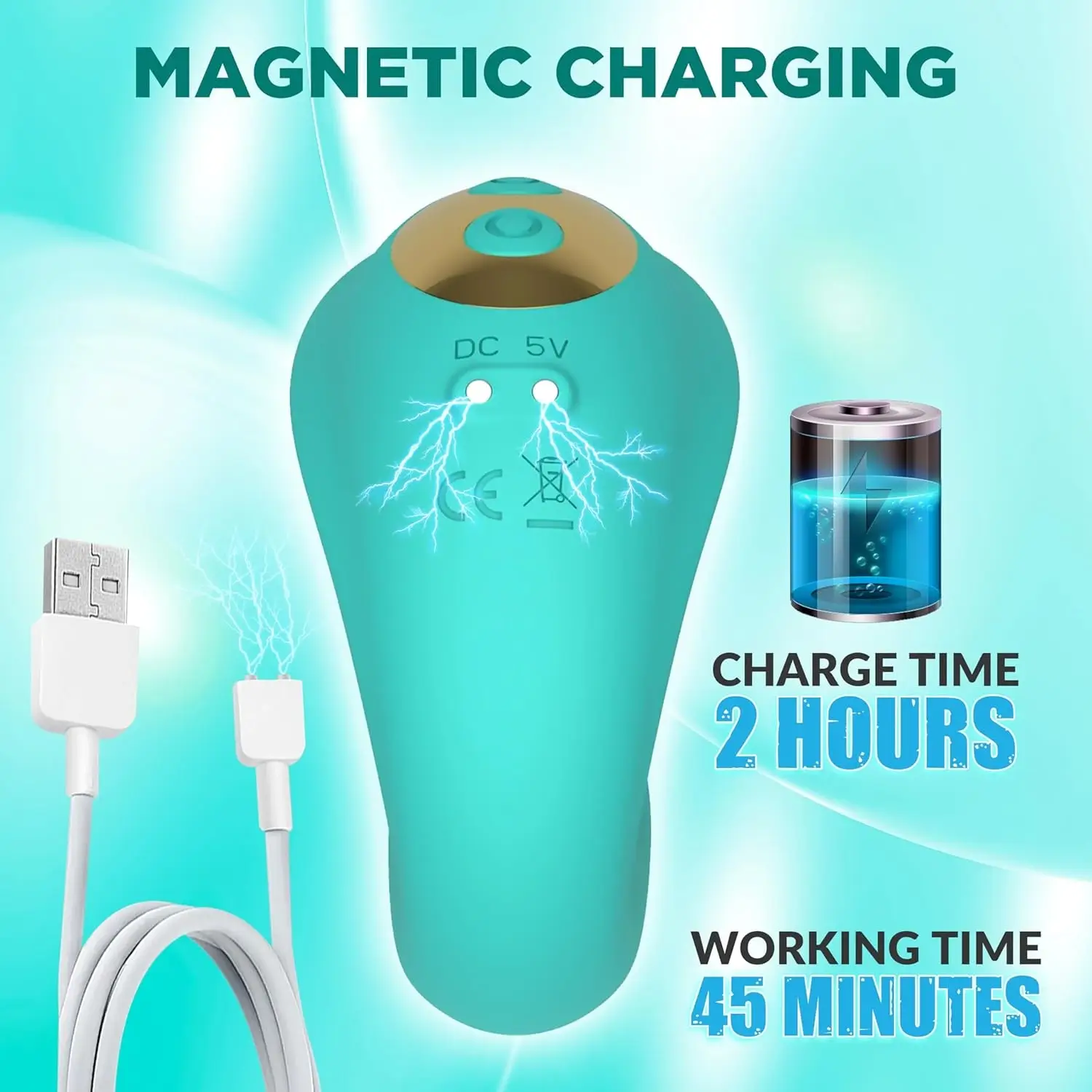 BlissX 3 in 1 Sucking and Patting Dildo Vibrator - Image 4