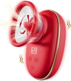 Caelia Women's Clitoral Suction Miracle with Licking Feature