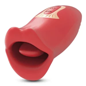 French Kiss Biting & Licking Moving Mouth Tongue Vibrator