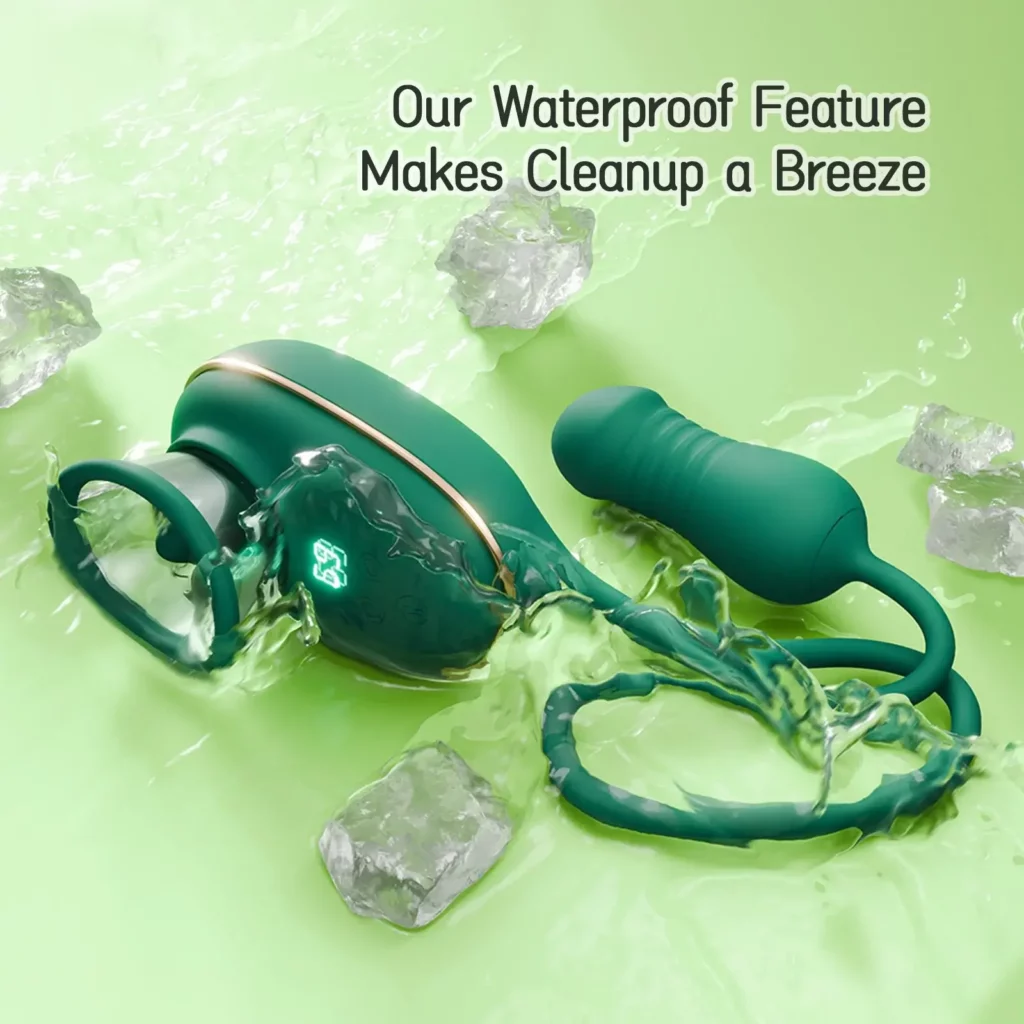 Womens Clitoral Sucking Vibrator with Licking & Vibrating Tongue,