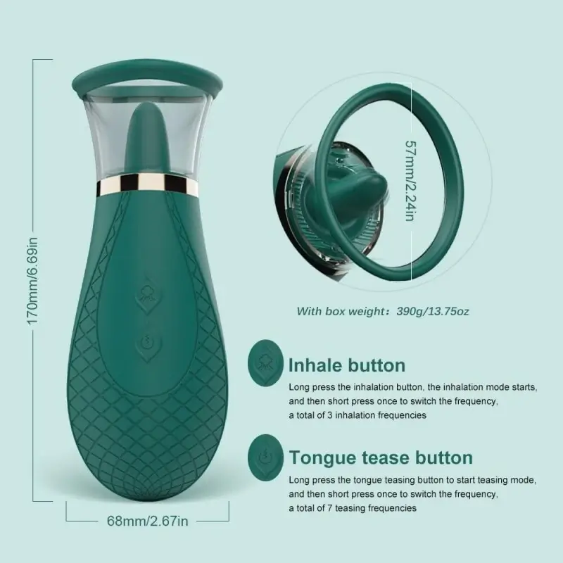 Clit Licking & Sucking Tongue