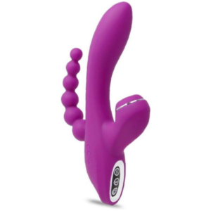 Tri-X sucker Triple clit sucking vibrator