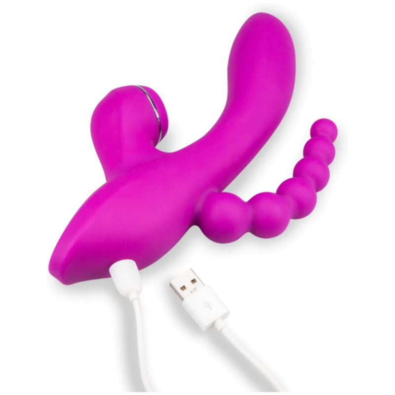 Triple clit sucking vibrator