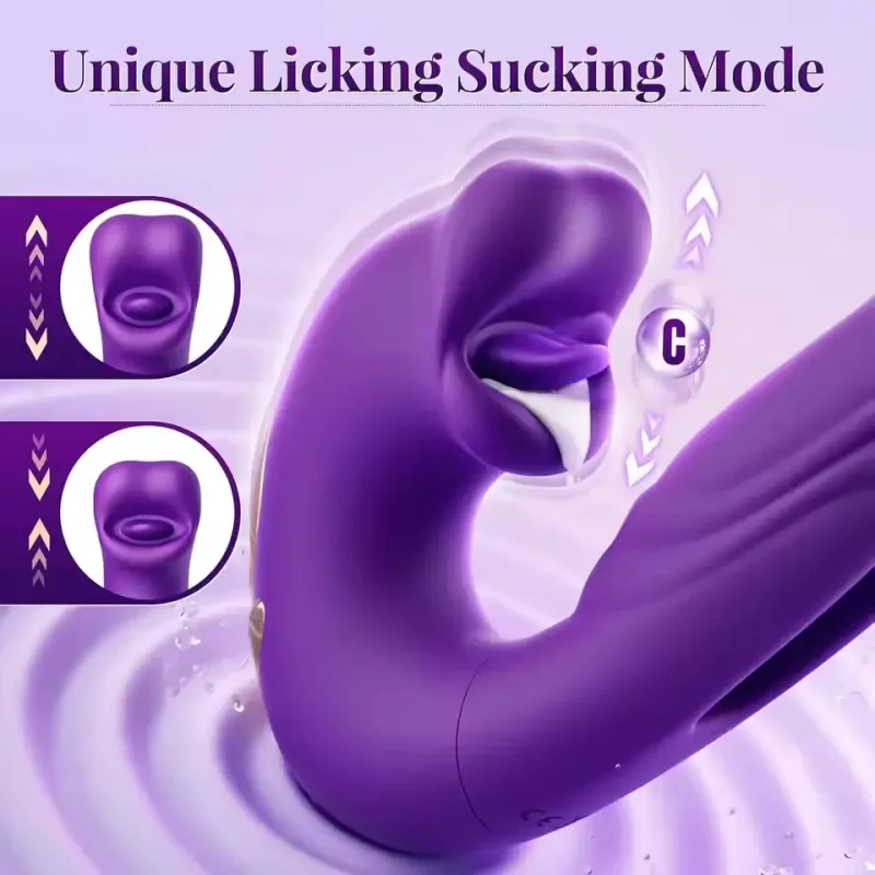XDragon Flapping Clit Vibrator - Kissing Mouth & Vibration -  gblissvibrator.com