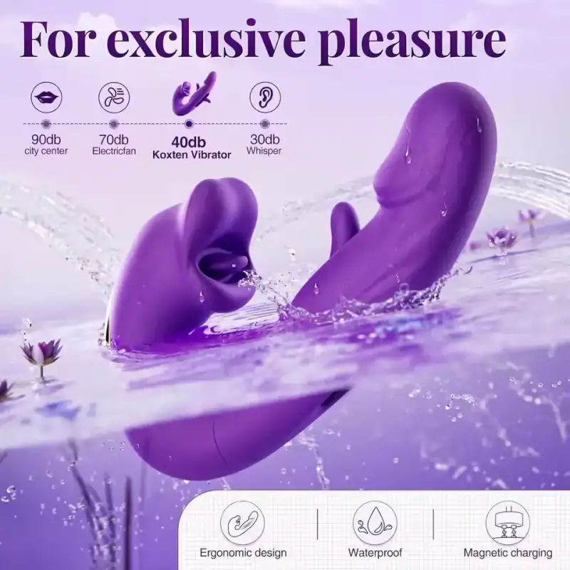 XDragon Flapping Clit Vibrator - Kissing Mouth & Vibration