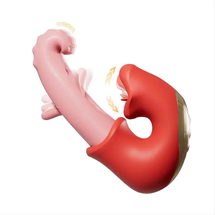 Flicking Flapping Clit Vibrator  Licking & Teasing Functions, Waterproof -  gblissvibrator.com